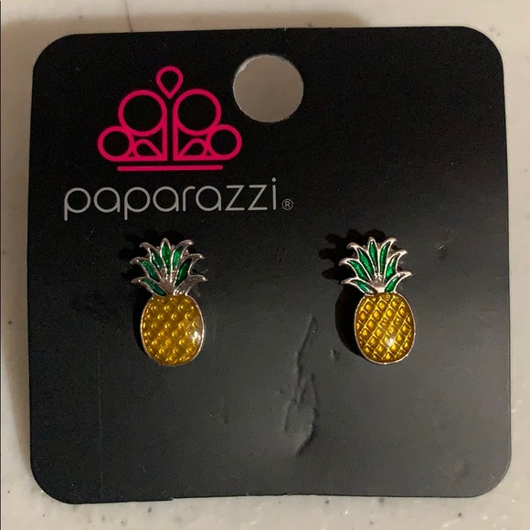 Paparazzi Starlight Shimmer Tropical Earrings - Picture 2 of 6